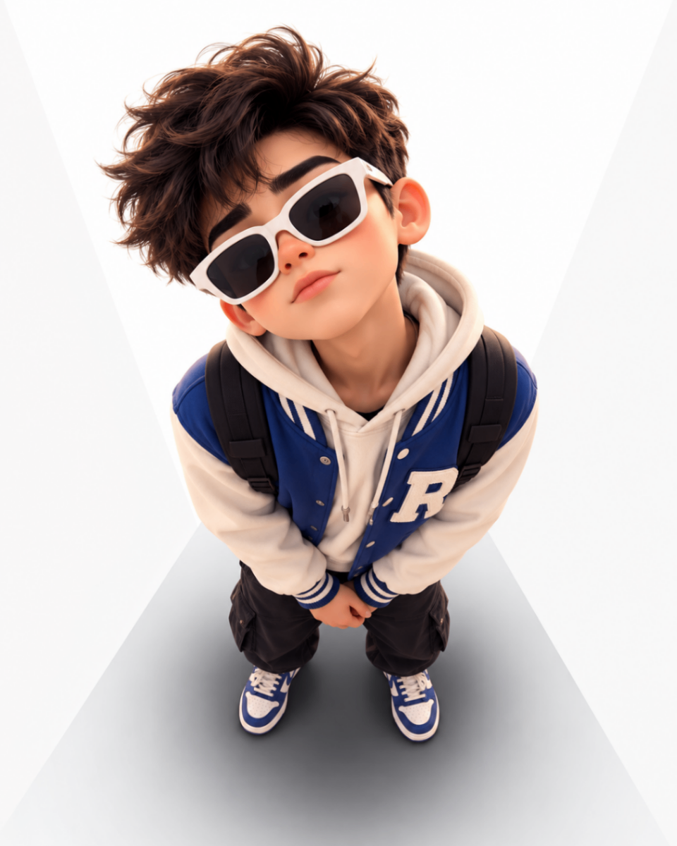 Cool Streetwear Boy